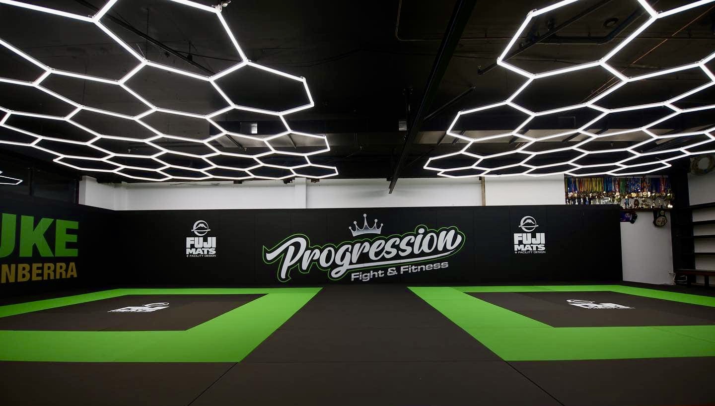 Fuji Mats and Wall Pads at Progression MMA in Canberra ACT