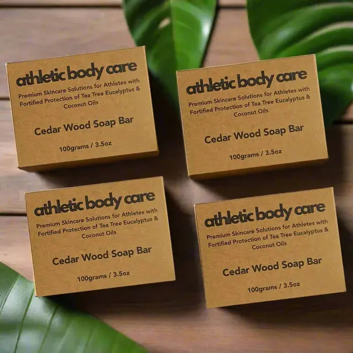 Athletic Body Care 4 Pack Soap Bars Athletic Body Care