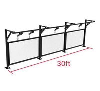 Fuji 9 meter Trolley Bag Rack with Cage Panels