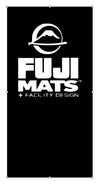 Fuji Black Euro Wall Pad featuring the Fuji Logo