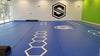 Fuji Commercial Roll-Out Mats in Blue with Custom Print logo