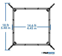 Fuji Floor Mount Boxing Ring 18ft - 5.4 meters