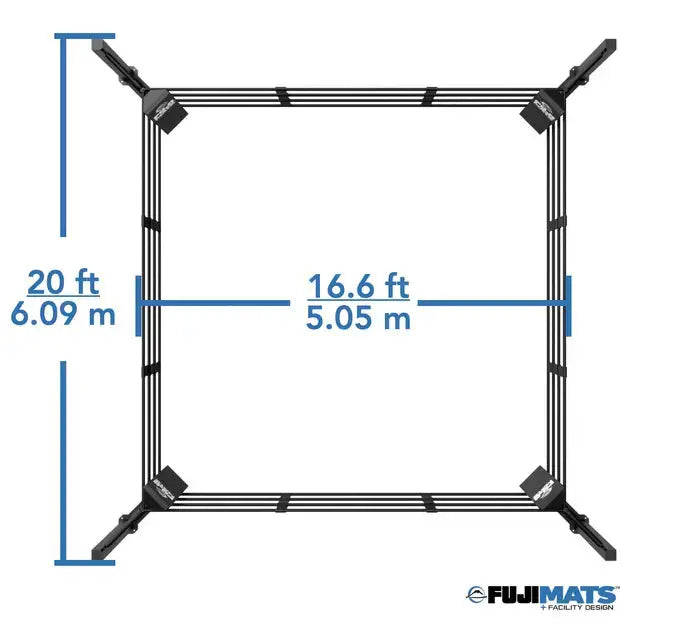 Fuji Floor Mount Boxing Ring 20ft - 6 meters