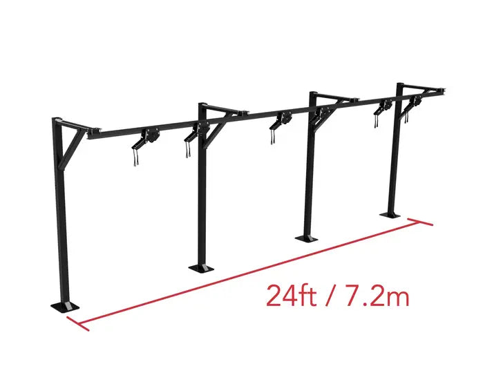 Fuji Floor Mount Heavy Bag Rack 7.2 meters