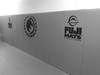 Fuji Grey Euro Wall Pads with custom Print