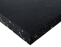 Legend 15mm Rubber Gym Tile - Plain Black