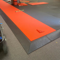 Legend 40mm Gym Tiles Ramp installation